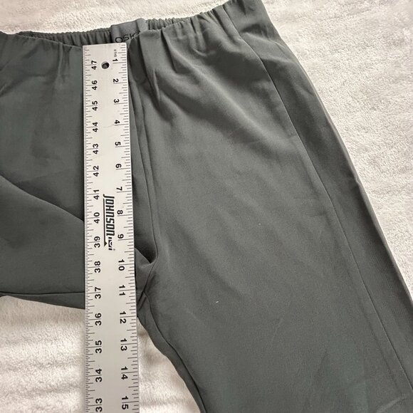 Oska Womens Dark Gray Straight Leg Trousers Pants Size 1 Stretch Elastic Waist - Picture 8 of 10